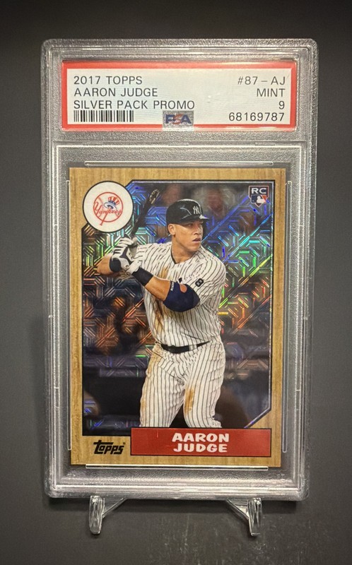 2017 Topps Silver Pack 1987 Design Chrome - Aaron Judge #87-AJ (RC)