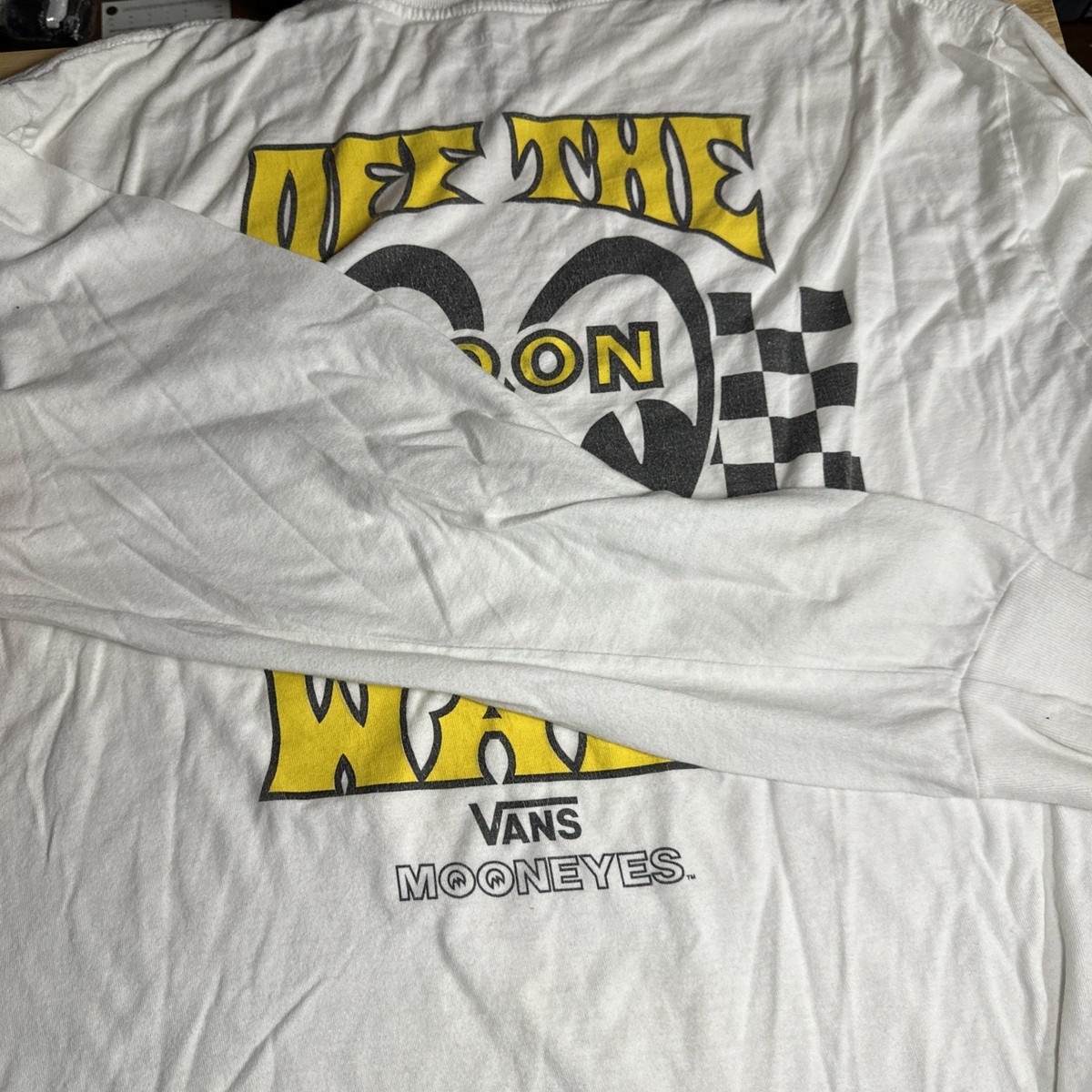 Vans Mooneyes White Long Sleeve T Shirt Men