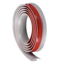 Floor Transition Strip 3.3Ft 1 Meter Self Adhesive for Height 5mm, Gray