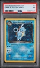SWIRL PSA 1 2000 Team Rocket Dark Blastoise 3/82 Holo Foil Pokemon Unlimited
