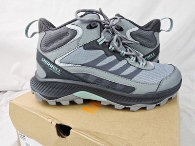 Merrell Women Speed Strike 2 Mid Waterproof Hiking Boot J038276 MONUMENT SZ 10.5