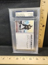 PSA Authentic John F. Babcock WW1 Canadian Army Veteran Cut Autograph