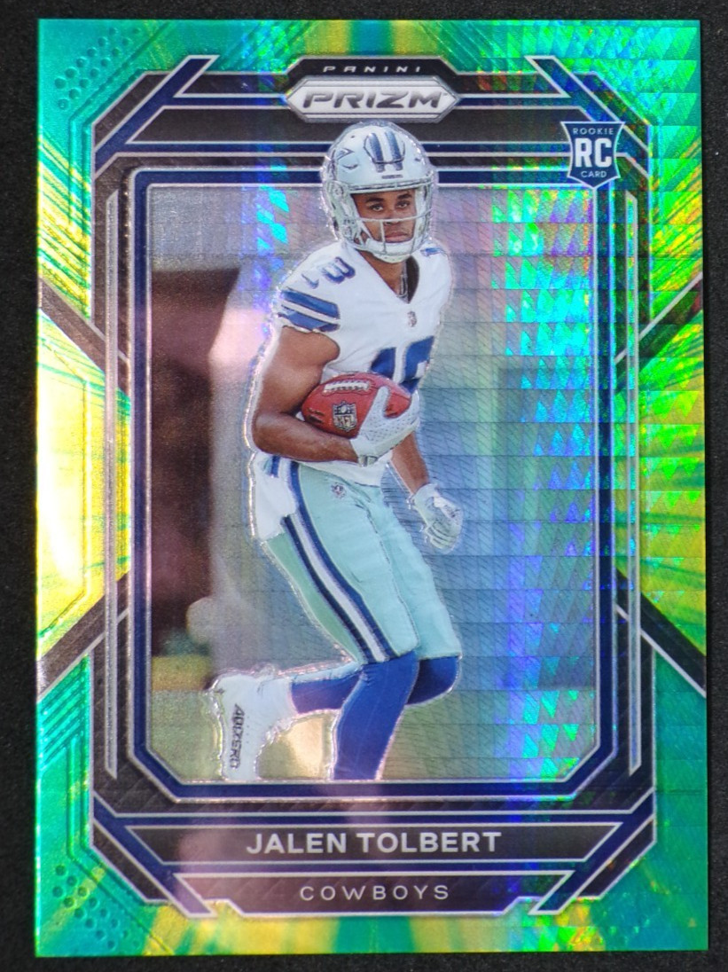 2022 Prizm Hyper Parallel #333 Jalen Tolbert Dallas Cowboys RC 167/175