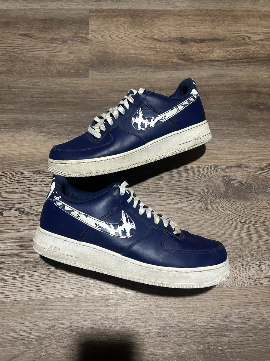 Nike Air Force 1 Low Camo Swoosh - Blue Void | eBay