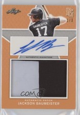 2020 Leaf Perfect Game National Showcase 1/3 Jackson Baumeister Patch Auto nd3