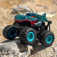 Remote Control Kids Small Shark Car Toy Friction Powered Truck 360° Rotation