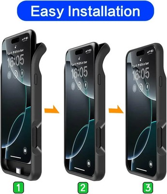 Smart Battery Charger Case for iPhone 17 Pro Max Battery Pack