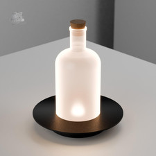 - Lampada Da Tavolo Ricaricabile Qamar Con Doppia Illuminazione. Lampada Touch D