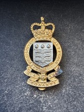 Royal Army Ordnance Corps RAOC Original British Army Cap Badge.