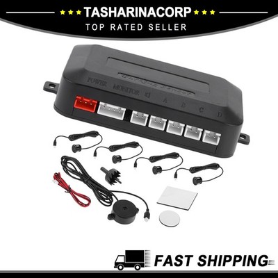 Reverse Backup Radar System Reverse Parking Sensors 4Pcs Parking Sensors
