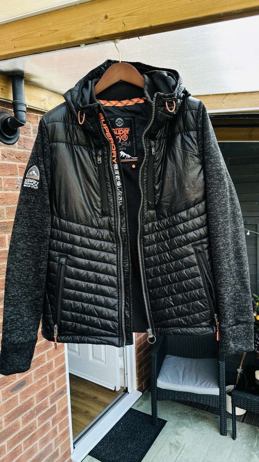 SUPERDRY MEN MOUNTAIN STORM JACKET HOOD BLACK XXL 2XL
Opens in a new window or tab