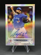 2022 Topps Chrome - Veteran Autographs Alek Manoah #CVA-AM Refractor /499 CC1