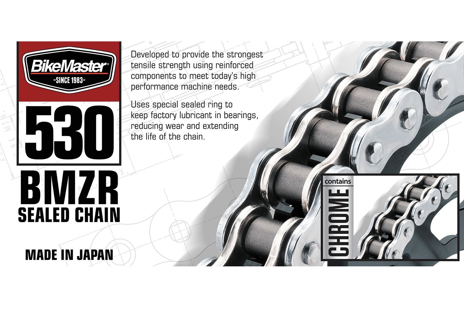 BikeMaster 197434 BMZR Series Chain