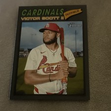 Topps Heritage Victor Scott II St. Louis Cardinals Baseball #318 2024