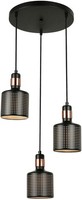 Schwarz Moderne HäNgelampe Pendelleuchte 3X40W/E27 IP20 38X100 [Cm]