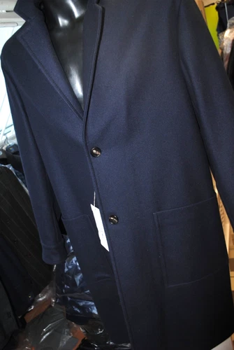 MARNI WOOL CLOTH COAT SIZE 48 BLUE 1250.00 SIGN. LAR-011L - product listing photo