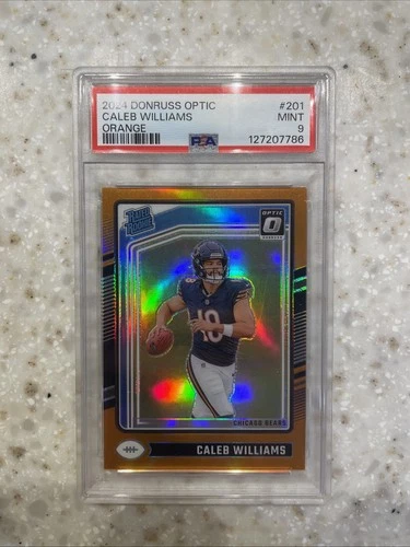 2024 Panini Donruss Optic - Rated Rookie Caleb Williams #201 Orange Prizm /249