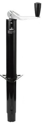 Husky Towing Man Top Wind Jack 2K Cap Bolt-On or Weld-On Mnt Painted Black 88127