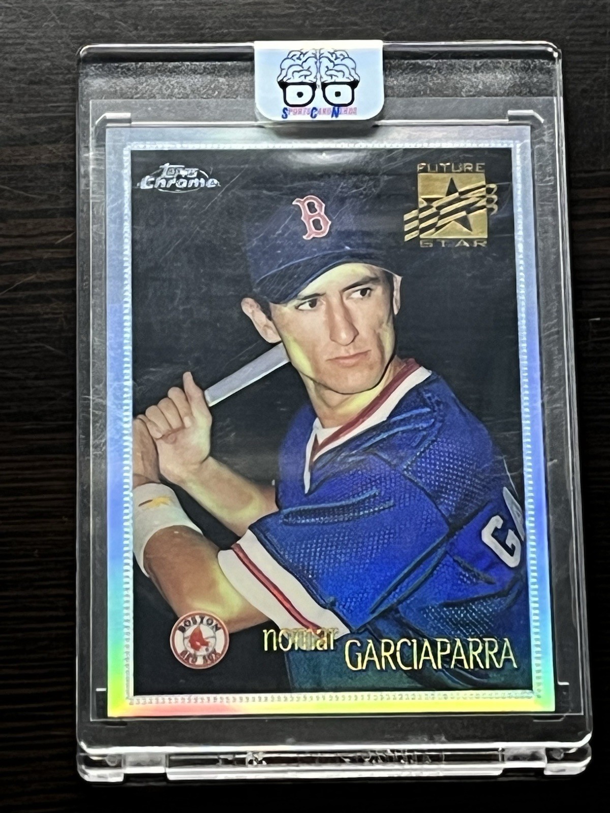 Nomar Garciaparra 1996 Topps Chrome Refractor #73 Rookie RC Red Sox Short Print
