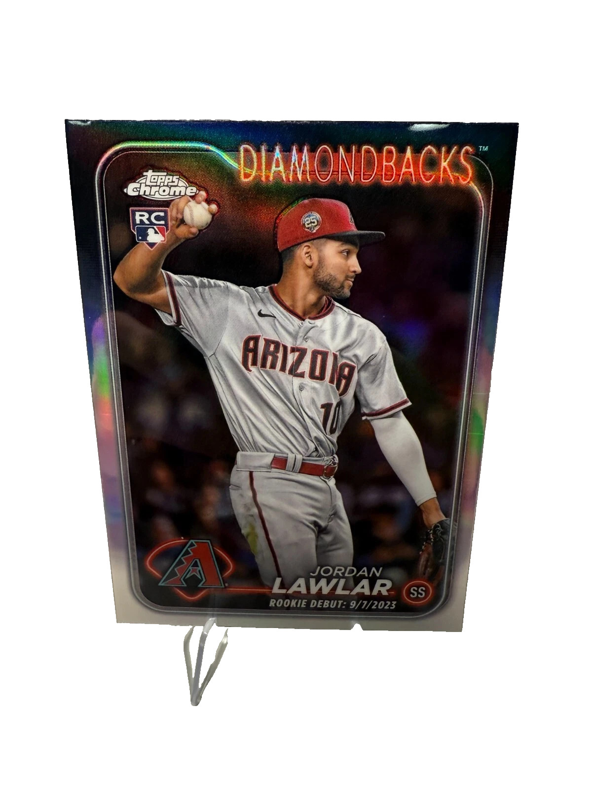 Jordan Lawlar 2024 Topps Chrome Update Refractor RC #USC51 Diamondbacks