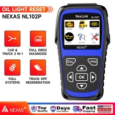 NEXAS Diesel Heavy Duty Truck OBD2 Scanner Full Systems Diagnostic Tool DPF OIL