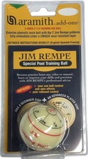 Aramith Jim Rempe Training Cue Ball 2-1/4 Regulation Size Billiard Pool Ball wit