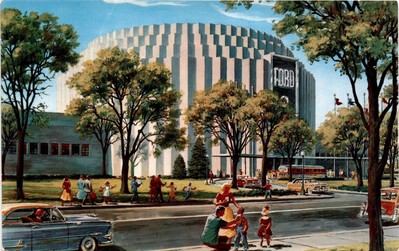 FORD ROTUNDA, DEARBORN, MICHIGAN, Tom Schenk, Ford Postcard
