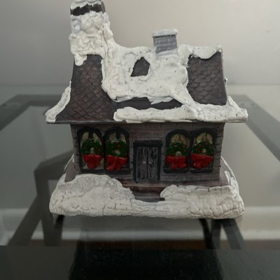 Provenical Molds Village Station Hand Painted Ceramic Mold