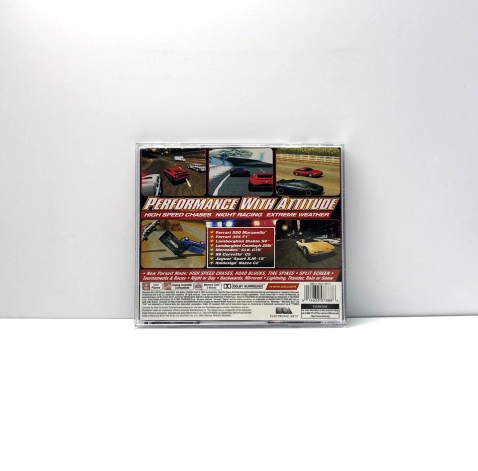 Need for Speed III: Hot Pursuit Sony PlayStation 1 PS1 CIB reacondicionado y probado Foto 2 de 4