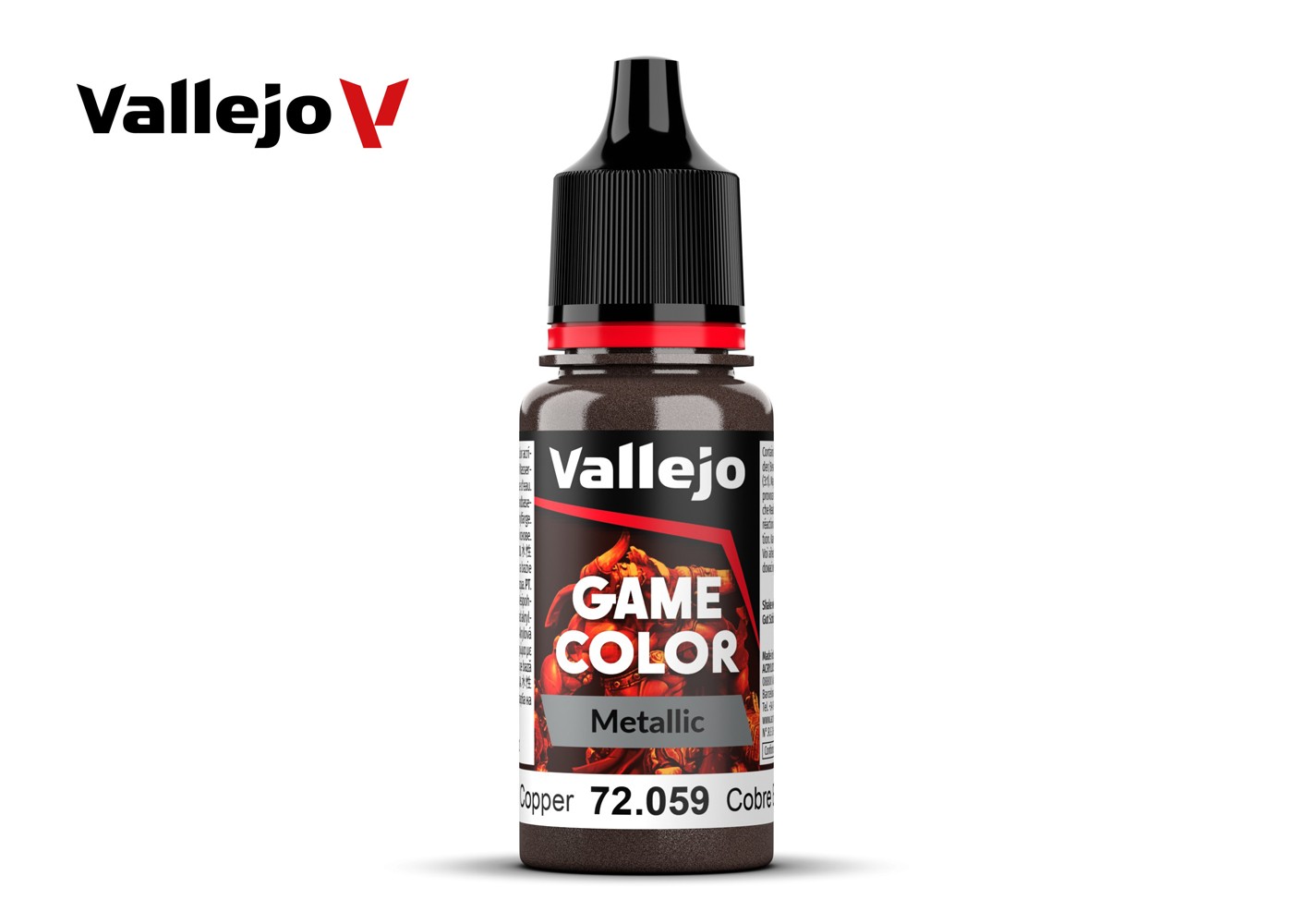 Vallejo Game Color 17ml - Metallic Hammered Copper - 72.059