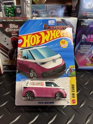 Hot Wheels VW ID. Buzz Bomb HW Euro 2026 1:64 Pink Diecast Van Unopened Box