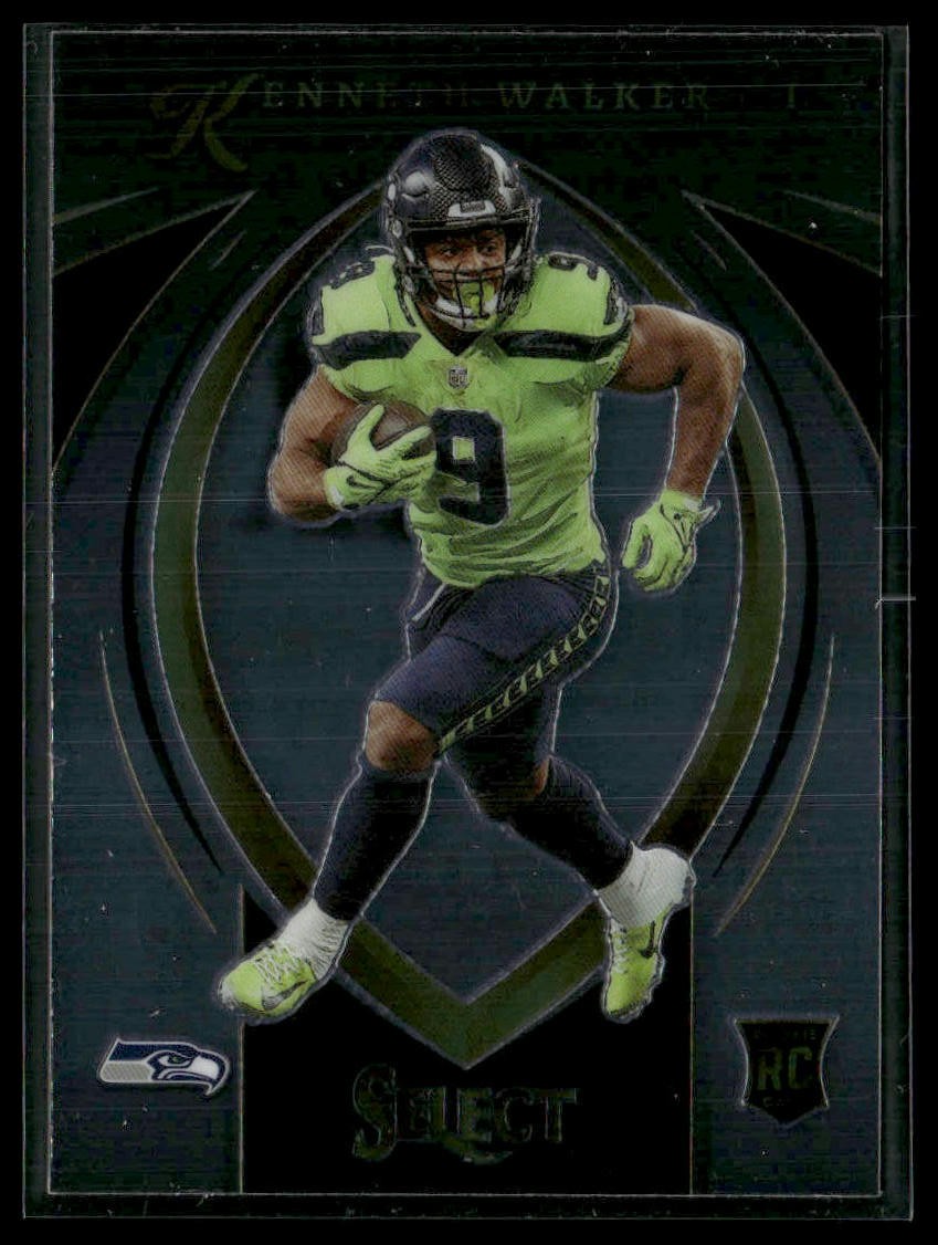 2022 Panini Select SCR-16 Kenneth Walker Select Certified Rookies RC Seahawks