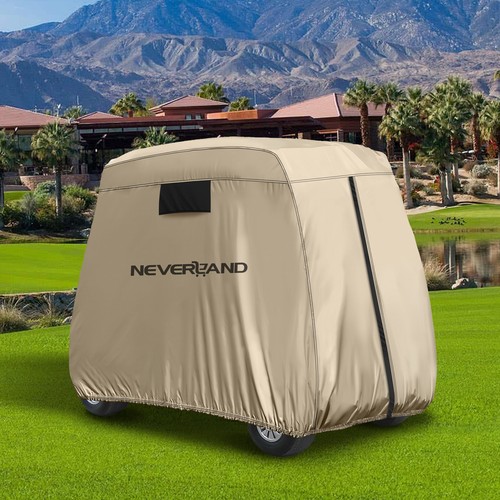 Heavy Duty 4 Passenger Golf Cart Cover for Club Car EZGO YAMAHA Water Resistant - Picture 9 of 15