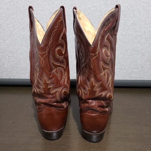 Dan Post Brown Western Cowboy Boots Style 2111 Men's 12B - Picture 11 of 11