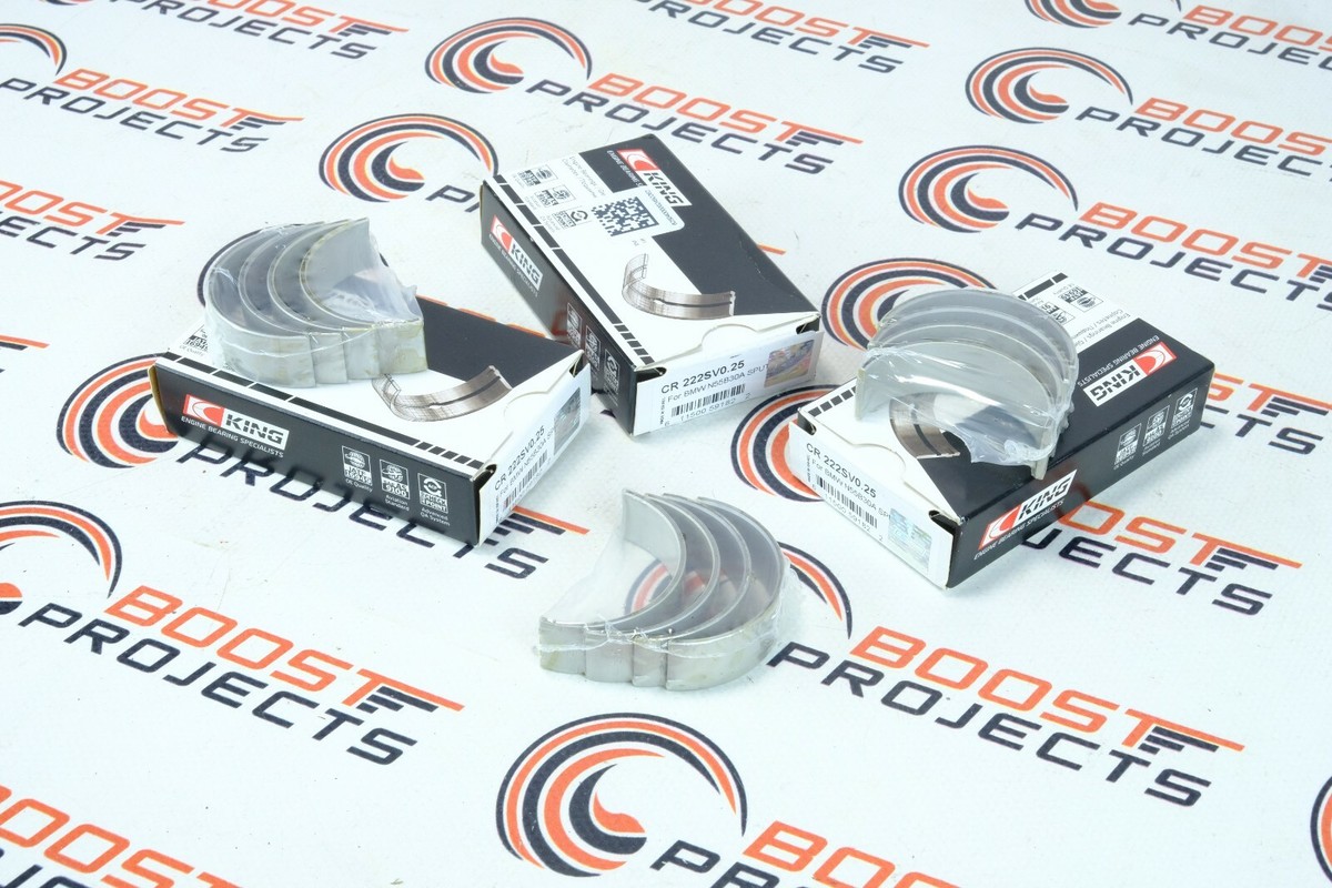 King CR222SV Tri-Metal Main & Conrod Bearing Set For BMW N54, N55, S55, N20, N26 Engines - Standard Size 4 thumbnail image
