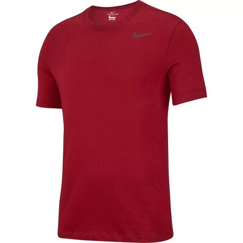 Nike Men's Dri-FIT Short Sleeve Fitness Training T-Shirt Maroon Size Small - Picture 3 of 4