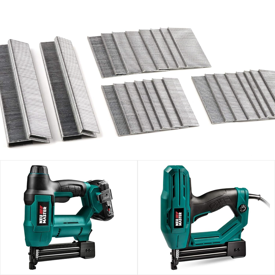 Heavy Duty Narrow Crown Staples and 18GA Brad Nails Combo eBay
