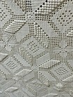 Antique Crochet White Bedspread, Early 1900s, 78x70” — photo 2