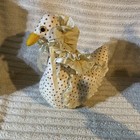 Vintage Handmade Primitive Duck CHICKEN  Farm Decor Stuffed Fabric Doorstop