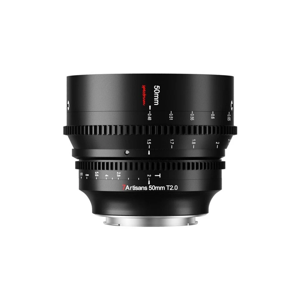 7artisans 50mm T2.0 Large Aperture Full Frame Cine Lens for Sony E A7600 Camera - Image 4 of 4
