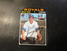 1971 TOPPS#719 JERRY MAY ROYALS      EXMT    PN#719