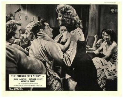 The Phenix City Story Original Lobby Card Sexy Meg Miles embracing man