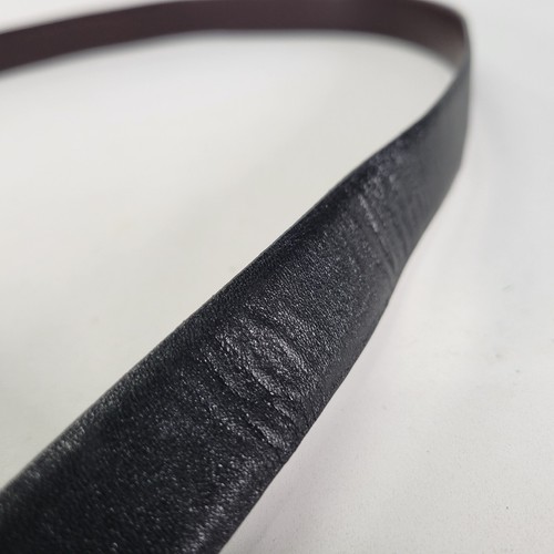 Pierre Cardin Reversible Leather Belt 38 Dress Brown Black Vtg - Picture 17 of 18