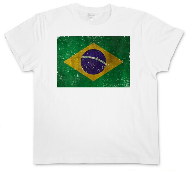 BRAZIL FLAG VINTAGE LOGO TSHIRT Brasil Brasilia Banner WM Retro eBay