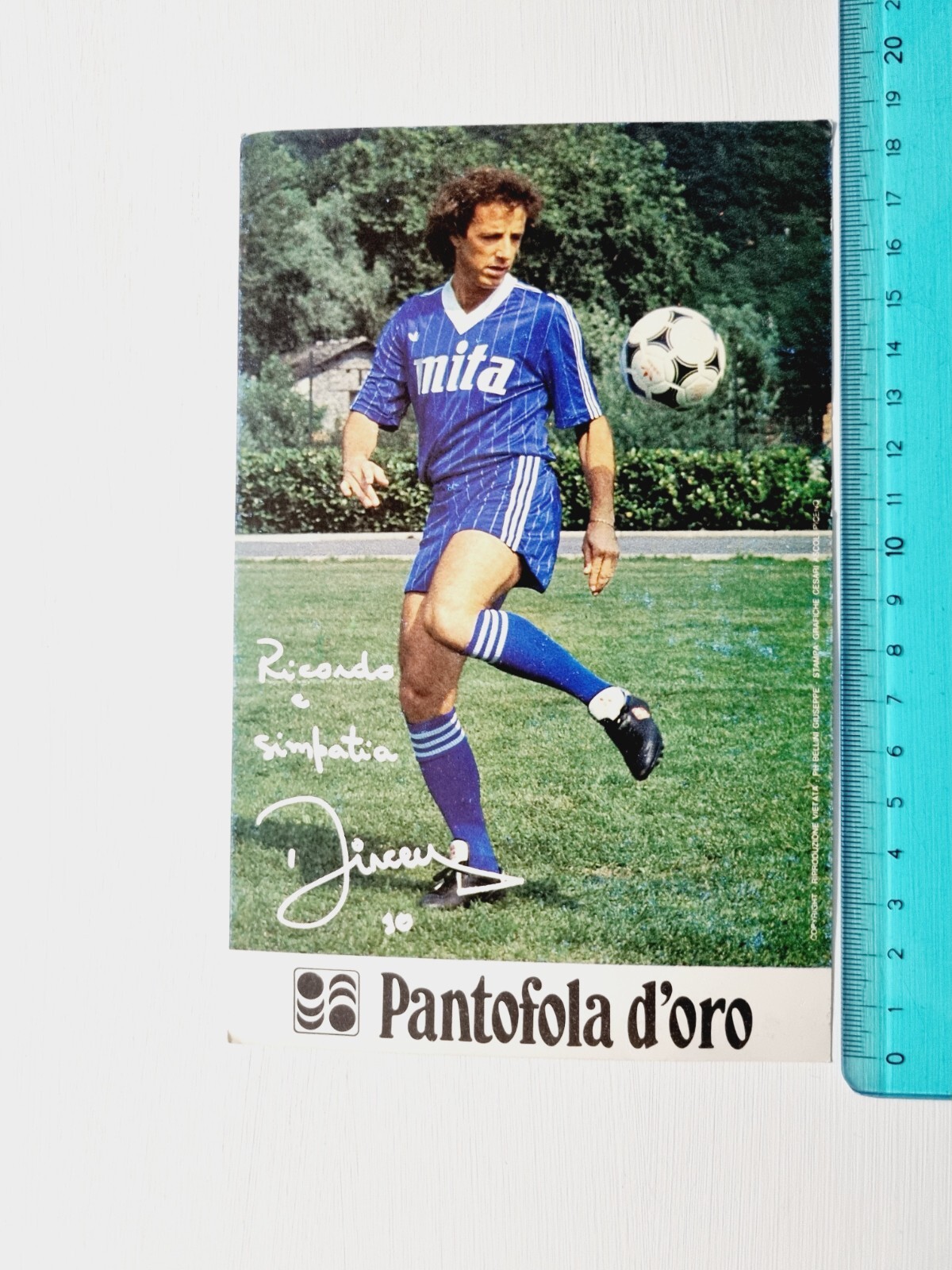 PANTOFOLA D’ORO ADESIVO PANTOFOLA D'ORO DIRCEU SCARPE STICKER AUTOCOLLANT VINTAGE 80s ORIGINAL