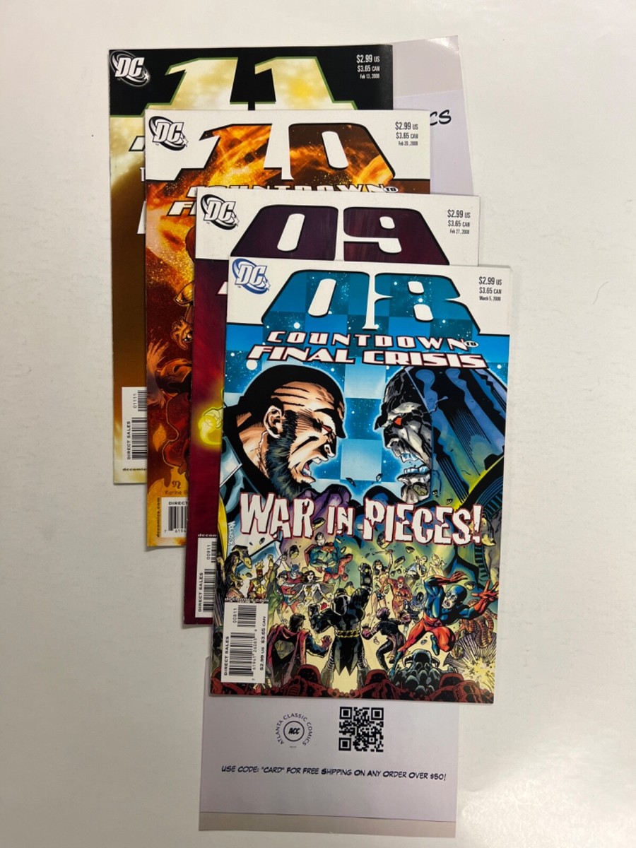 4 Countdown Final Crisis DC Comic Books # 8 9 10 11 Superman Robin