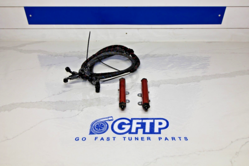 AEROMOTIVE TOP FEED FUEL RAILS PAIR LH RH W/PARALLEL LINES FITS 07-21 WRX STI