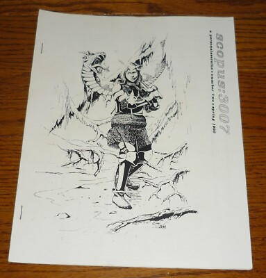 SCOPUS: 3007 Science Fiction fanzine # 2, 1992 Al Bouchard, very good condition