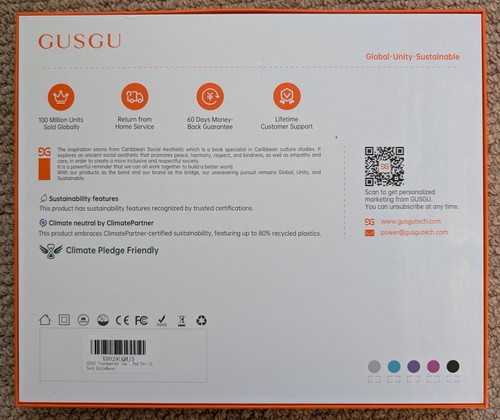 GUSGU Transparent Case W/Wireless Keyboard for iPad Pro 13 inch (M4) - 360° - Photo 3/17