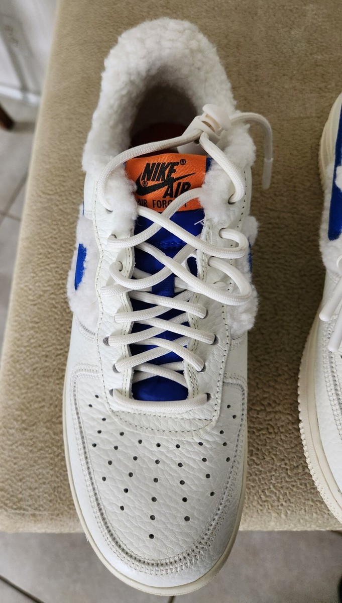 W Nike Air Force 1 '07 Low Sherpa Fleece White | eBay